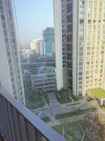 Balcony in 3 BHK Apartment at Oberoi Sky City, Borivali East – for Rent