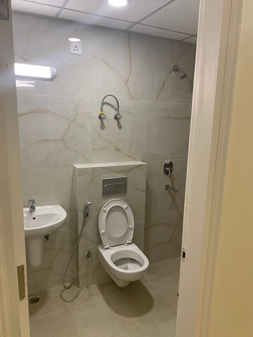 Bathroom in 3 BHK Builder Floor at DLF Vibhuti Khand, Gomti Nagar – for Rent