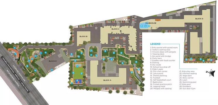 Master Plan, salarpuria-sattva-aeropolis 2 Bedroom 943 Sq.Ft. Apartment In Devanahalli Bangalore 8244853