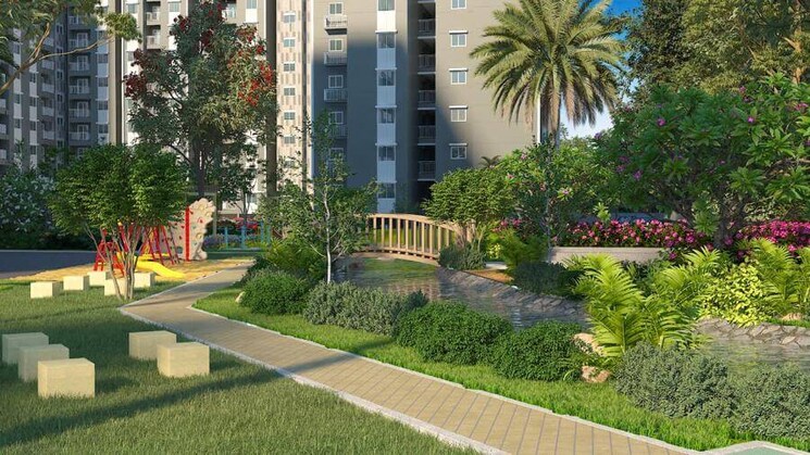 Garden, salarpuria-sattva-aeropolis 2 Bedroom 943 Sq.Ft. Apartment In Devanahalli Bangalore 8244853