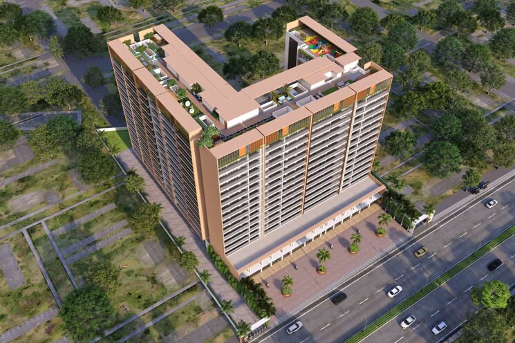 Exterior View, delta-prestige 2 Bedroom 826 Sq.Ft. Apartment In Sector 17 New Panvel West Navi Mumbai 8244996