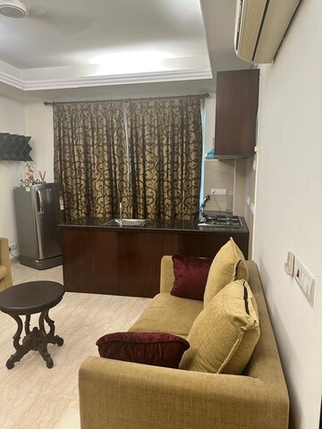 Living Room in 1 BHK Builder Floor at Panchsheel Park – for Rent