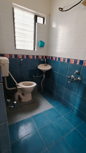 Bathroom in 3 BHK Apartment at Goel Ganga Orchard, Mundhwa – for Rent
