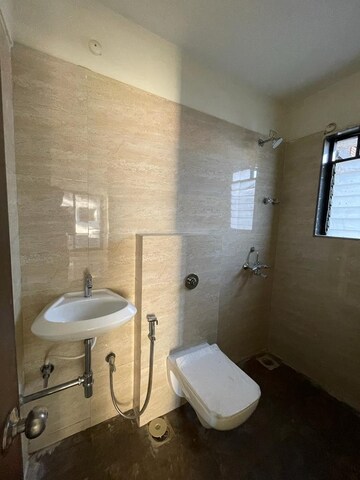Bathroom in 1.5 BHK Apartment at MJ Shah Centrio, Govandi – for Rent