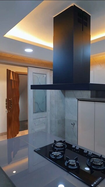 Kitchen in 4 BHK Builder Floor at Ansal Sushant Lok I, Sector 43 – for Rent