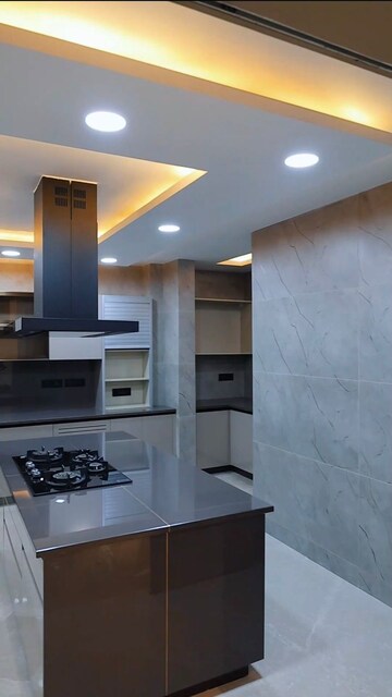 Kitchen in 4 BHK Builder Floor at Ansal Sushant Lok I, Sector 43 – for Rent