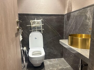 Bathroom in 4 BHK Apartment at Lodha The World Towers World One Tier 2, Worli – for Rent