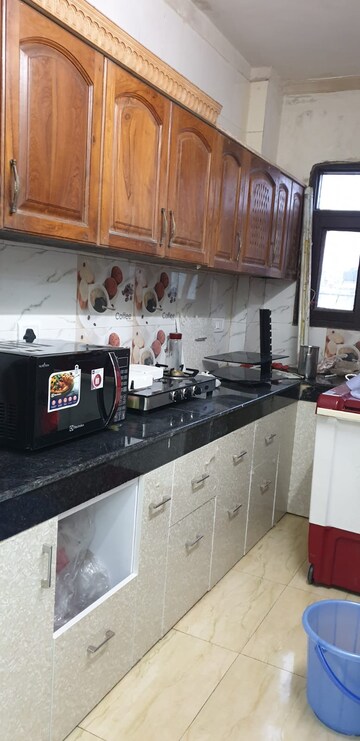 Kitchen in 2 BHK Builder Floor at Malviya Nagar – for Rent