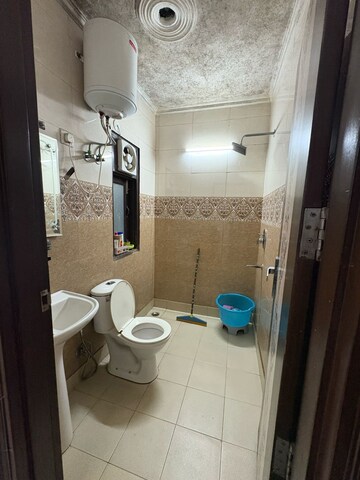 Bathroom in 2 BHK Builder Floor at Malviya Nagar – for Rent