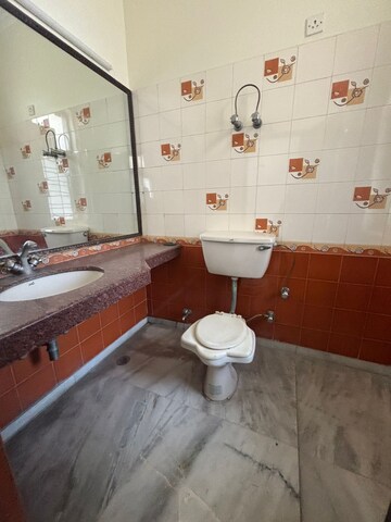 Bathroom in 2 BHK Apartment at Ruparel Ariana, Parel – for Rent