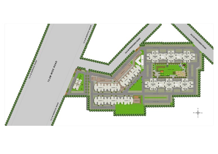 Master Plan, rof-aalayas-phase-2 3 Bedroom 864 Sq.Ft. Apartment In Sector 102 Gurgaon 8246172