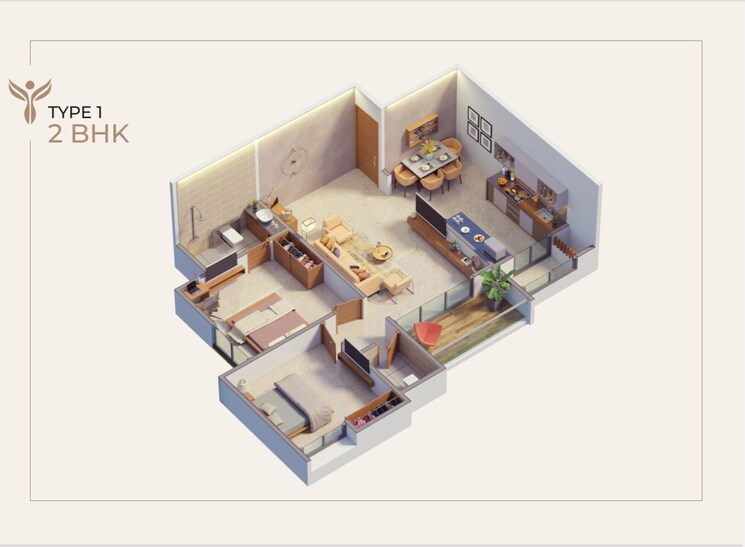 undefined, phate-ivory-vista 2 Bedroom 738 Sq.Ft. Apartment In Katraj Pune 8246759