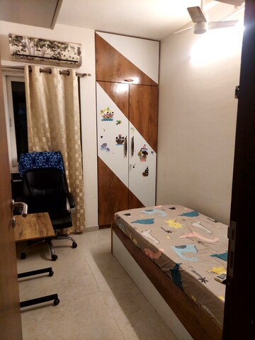 Master Bedroom in 1.5 BHK Apartment at Dosti West County, Balkum Pada – for Rent