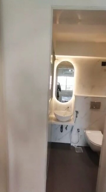 Bathroom in 2 BHK Apartment at Lower Parel West – for Sale