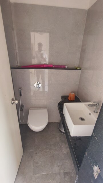 Attached Bathroom in 1 BHK Apartment at Ashar Metro Towers, Vartak Nagar – for Rent