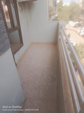 Balcony in 3 BHK Builder Floor at Shakti Khand – for Sale