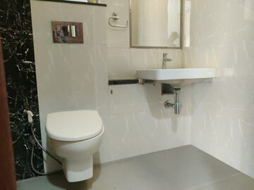 Bathroom in 2 BHK Apartment at Omkar Ananta, Goregaon East – for Rent