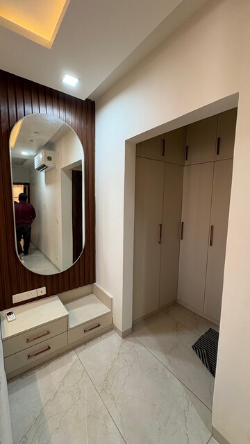Bathroom in 3 BHK Apartment at Rishita Manhattan, Gomti Nagar – for Rent