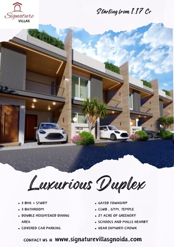3.5 BHK Villa – Exterior View View at Sector 16 Greater Noida - for Sale