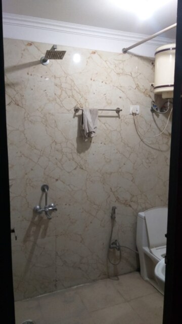 Bathroom in 1 BHK Builder Floor at Chattarpur – for Rent