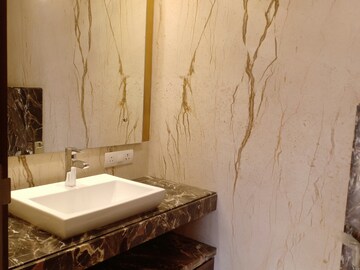 Bathroom in 3 BHK Apartment at Green Park Extension – for Rent