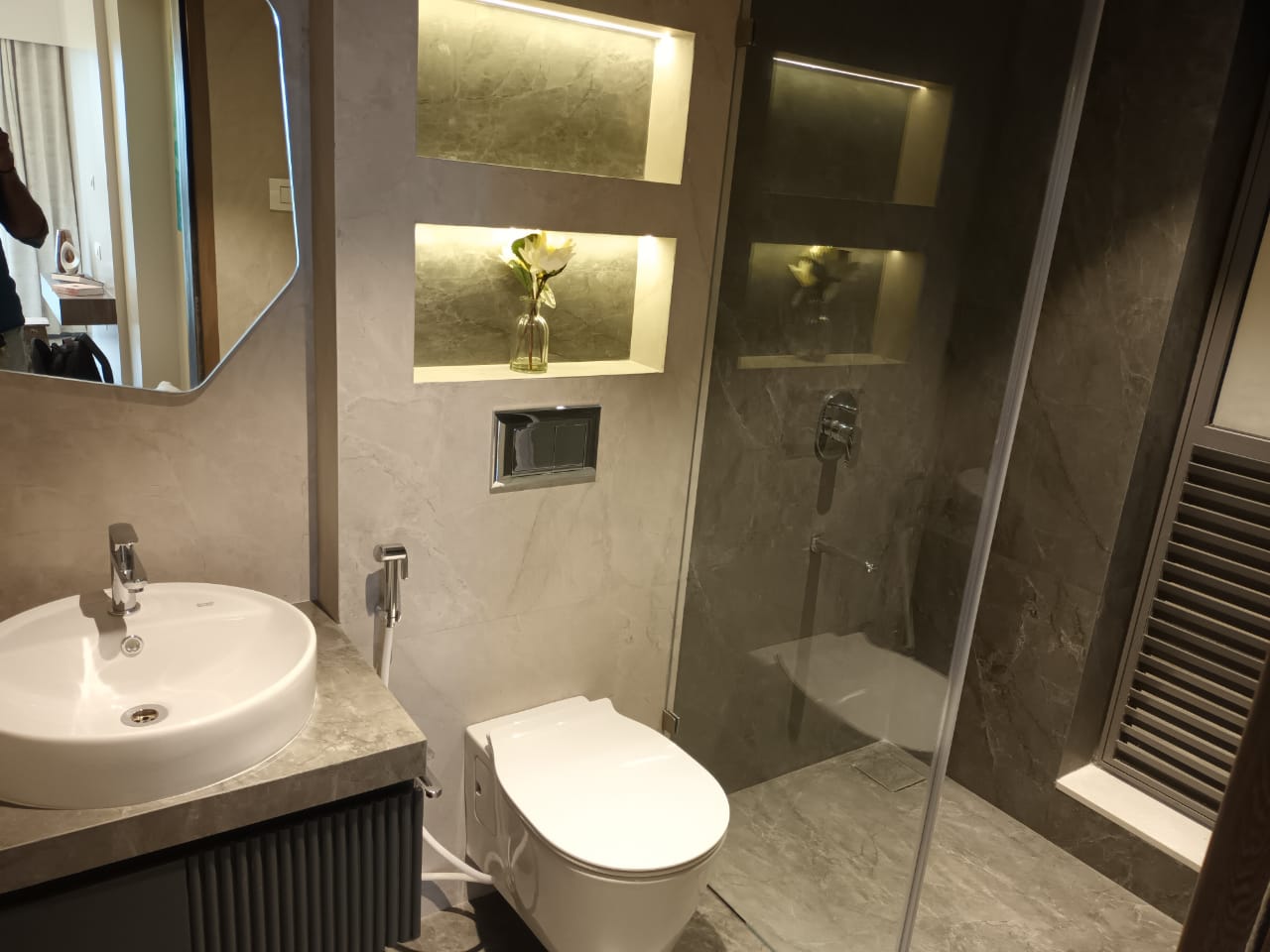 Bathroom in 3 BHK Apartment at Adani Atelier Greens, Koregaon Park – for Sale