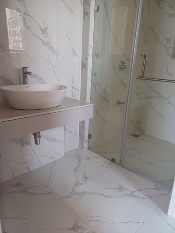 Bathroom in 1 BHK Apartment at Aurum Q Residences, Ghansoli – for Rent