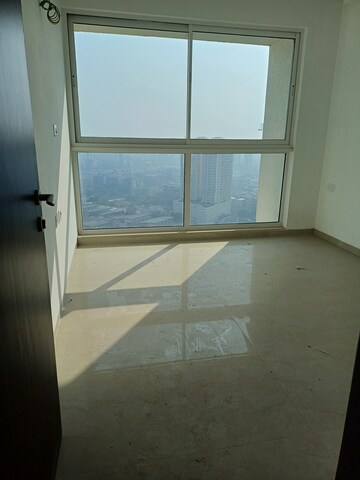 Living Room in 1 BHK Apartment at Aurum Q Residences, Ghansoli – for Rent