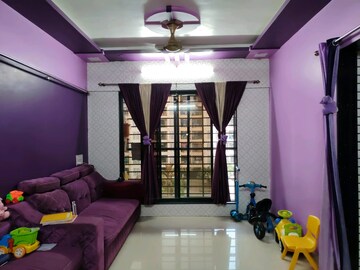 Living Room in 2 BHK Apartment at Parikh Peninsula Park, Virar West – for Rent
