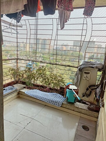 Balcony in 2 BHK Apartment at Cosmos Lounge, Manpada – for Sale