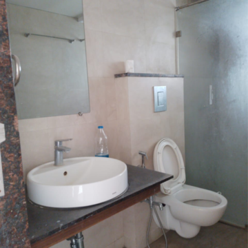 Bathroom in 2 BHK Apartment at Archana Kohinoor Glory, Mohammadwadi – for Rent