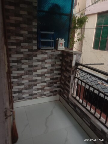 Balcony in 1.5 BHK Apartment at Paschim Vihar – for Rent