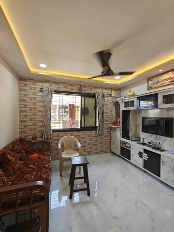 Living Room in 1 BHK Apartment at Nerul – for Sale