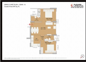 Master Plan in 1.5 BHK Apartment at Ruparel Urbana, Kurla – for Sale