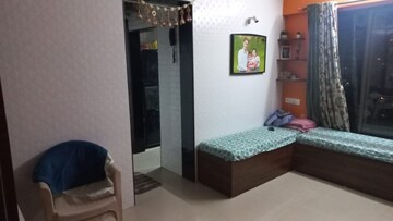 Living Room in 1 BHK Apartment at Horizon Height, Kasarvadavali – for Rent