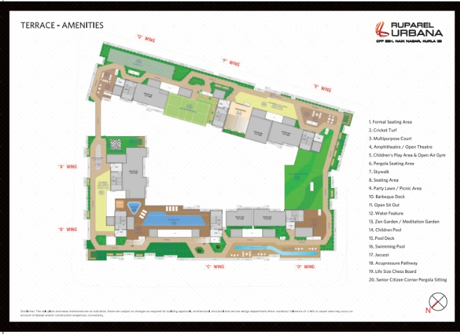 2 BHK + Study Room Apartment For Sale in Ruparel Urbana
