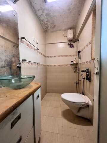 Bathroom in 3 BHK Apartment at Andheri West – for Rent