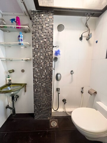 Bathroom in 3 BHK Apartment at Andheri West – for Rent