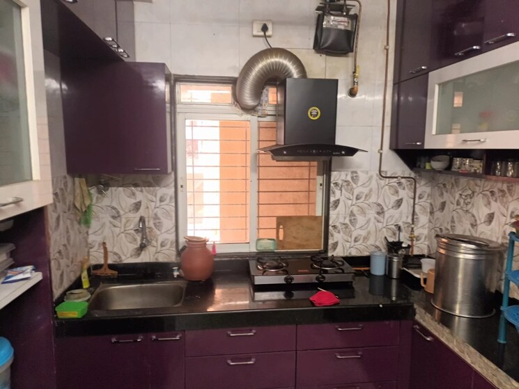 Kitchen, cosmos-orchid 1 Bedroom 460 Sq.Ft. Apartment In Ghodbunder Road Thane 8248450