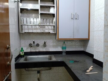 Kitchen in 1 BHK Apartment at Khirki Extension – for Rent