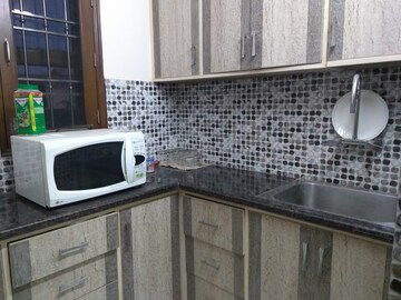 Kitchen in 1 BHK Apartment at Khirki Extension – for Rent