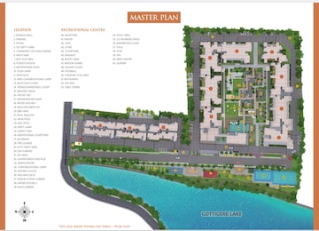 Master Plan in 3 BHK Apartment at GRC Sapphire Spring, Gottigere – for Sale