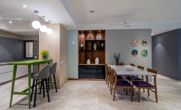 Living Room in 4 BHK Apartment at Bodakdev – for Sale