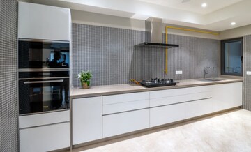 Kitchen in 4 BHK Apartment at Bodakdev – for Sale