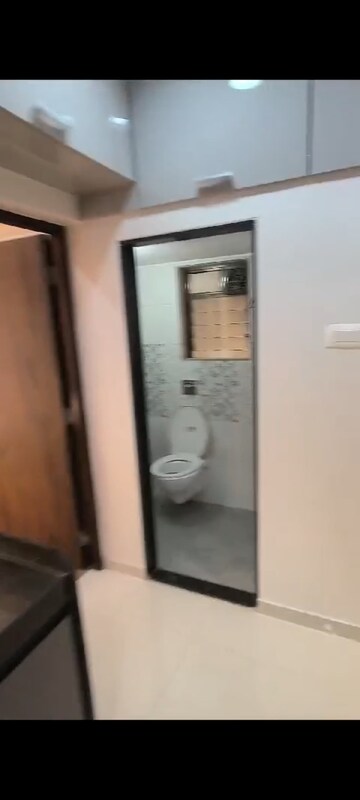 Bathroom in 1 BHK Apartment at Sanghvi Towers, Mira Road – for Rent