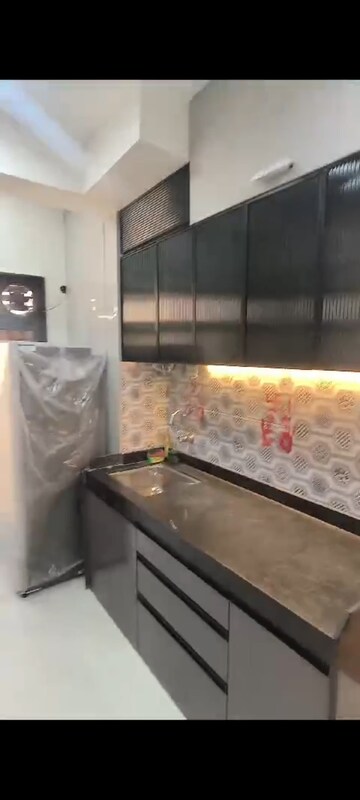 Kitchen in 1 BHK Apartment at Sanghvi Towers, Mira Road – for Rent