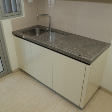 Kitchen in 2 BHK Apartment at Lodha Vista, Dhuru Wadi – for Rent