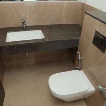 Bathroom in 2 BHK Apartment at Lodha Vista, Dhuru Wadi – for Rent