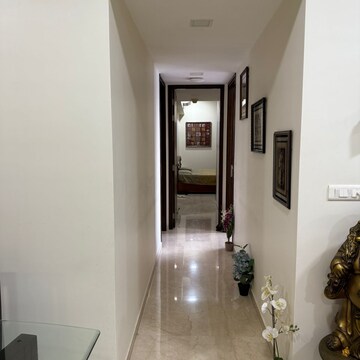 Building Lobby in 3 BHK Apartment at Sheth Vasant Lawns, Oswal Park – for Rent