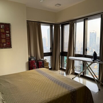 Bedroom in 3 BHK Apartment at Sheth Vasant Lawns, Oswal Park – for Rent